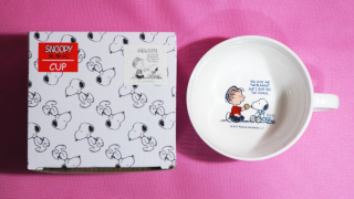 スヌーピー・ハッピースープカップ(上から)